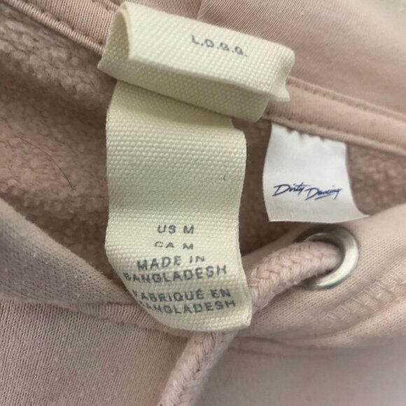 H&M Dirty Dancing Graphic Hoodie Sweatshirt Womens M Pink Soft Cotton - Picture 7 of 13